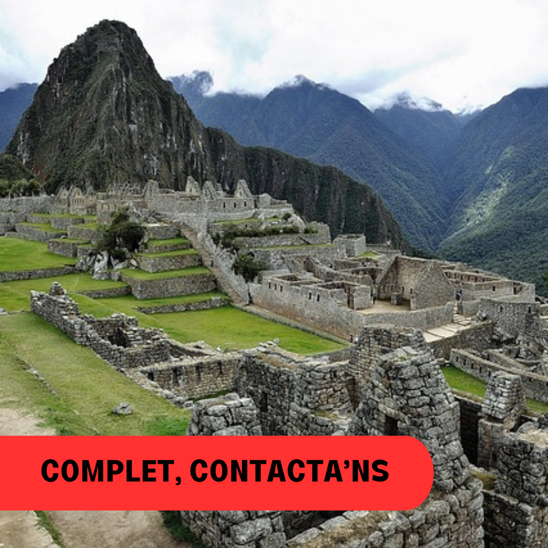 PERU, CONÉIXER LA CULTURA INCA (DEL 1 AL 12 JUNY)